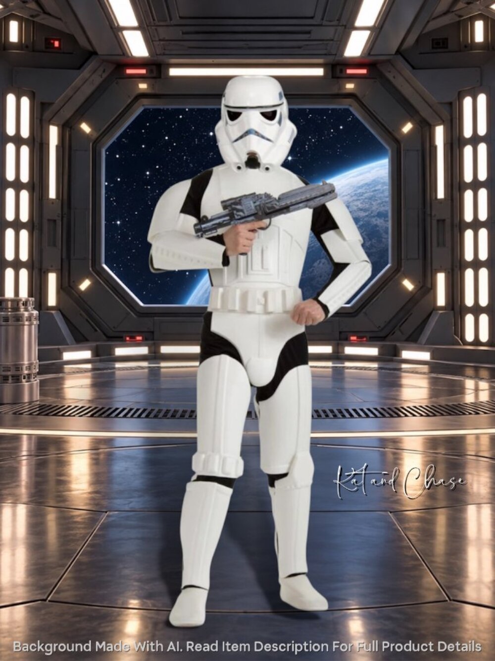 Disney Star Wars Stormtrooper Adult Medium Rubies Costume With 2 Piece Helmet